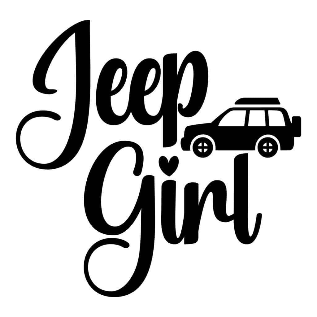 Jeep Girl SVG for Cricut and Silhouette – Adventure Off-Road Design