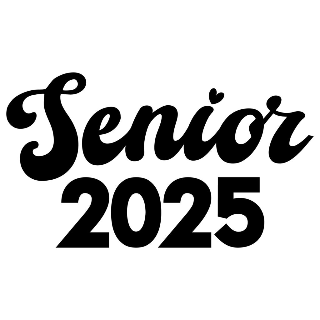 Senior 2025 SVG Design – Digital Graduation Cut File for Cricut and Silhouette, Class of 2025 Graphic