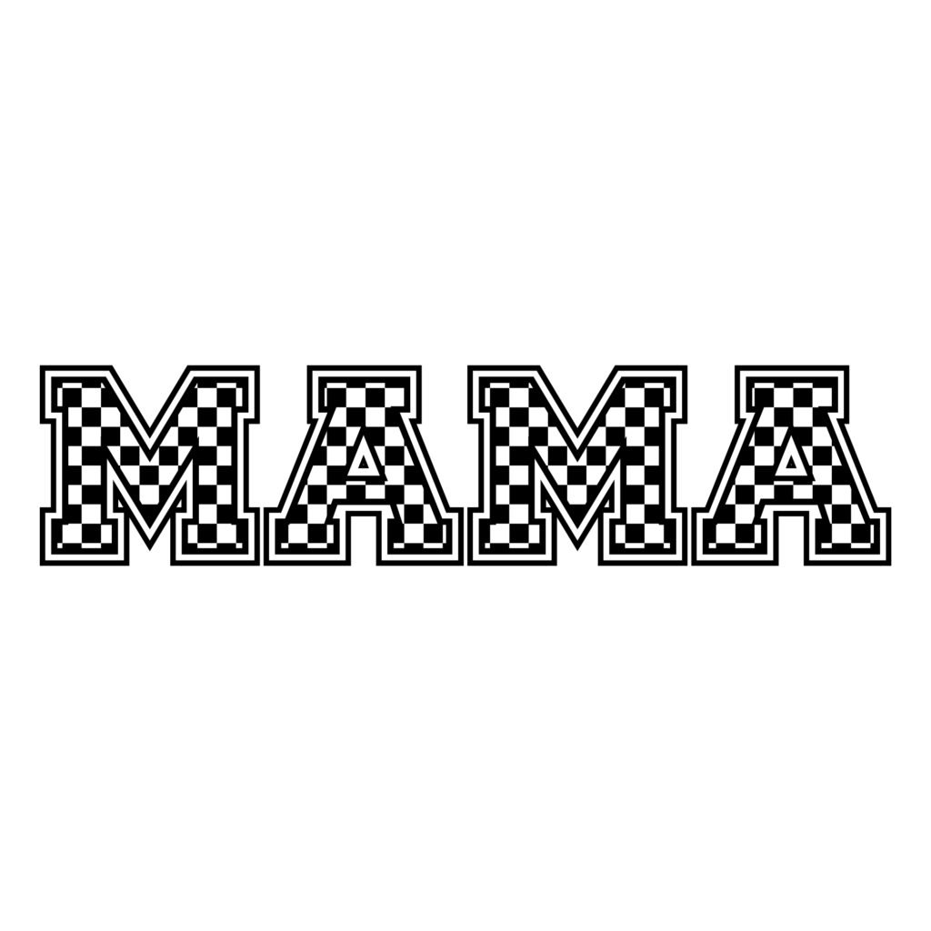 Checkered Mama SVG free download - checkered mama shirt design