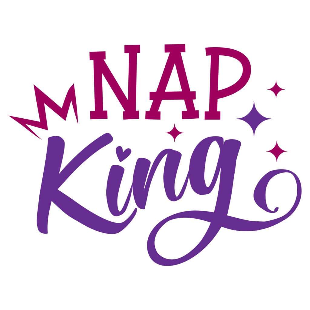 Nap King SVG Free Download - Funny Cut File for Cricut & Silhouette