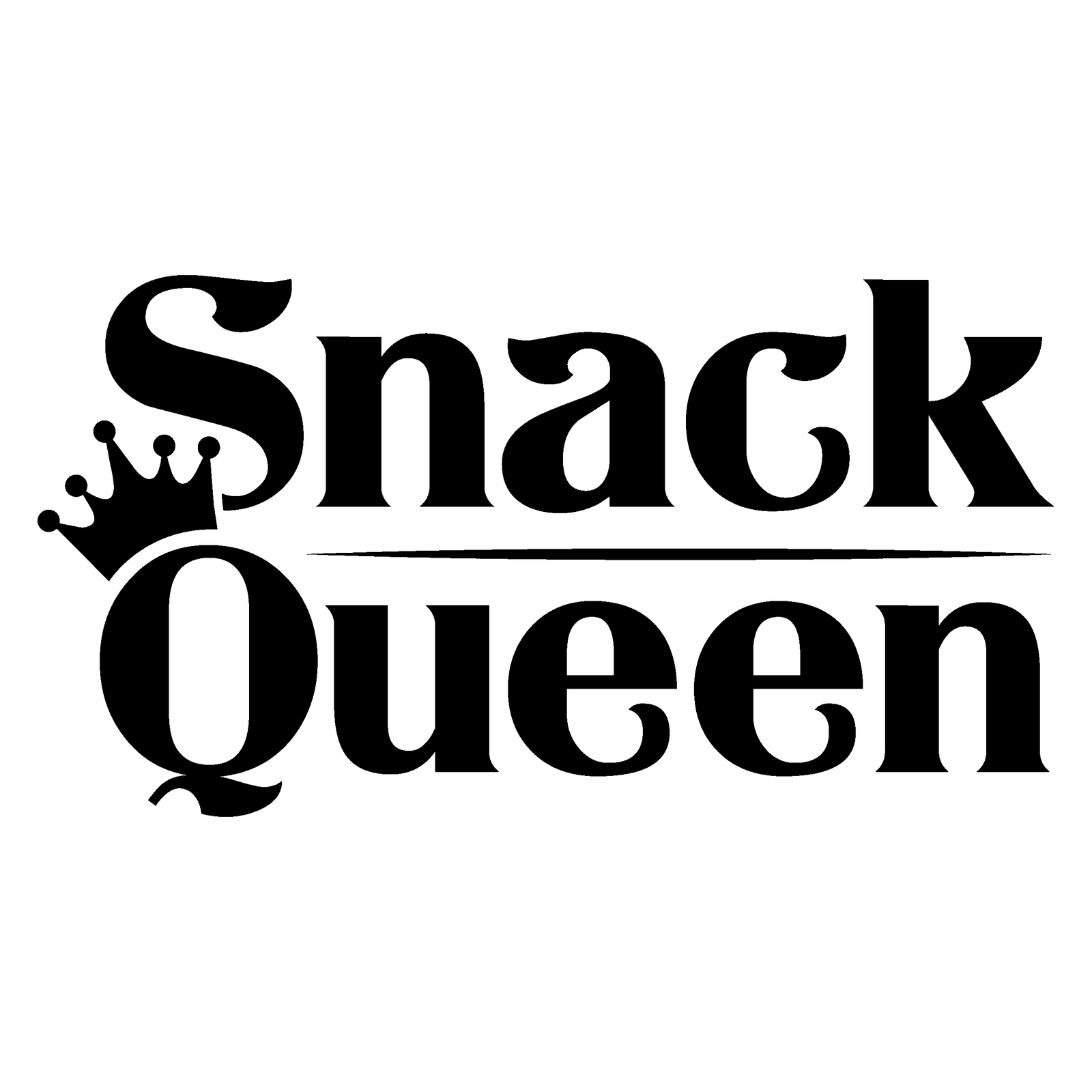 Snack Queen Free SVG Funny Quotes Design for Cricut, Silhouette & DIY Crafts