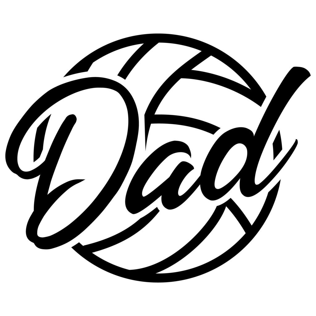 Volleyball Dad SVG Design – Sports Dad Clipart for Cricut & Silhouette