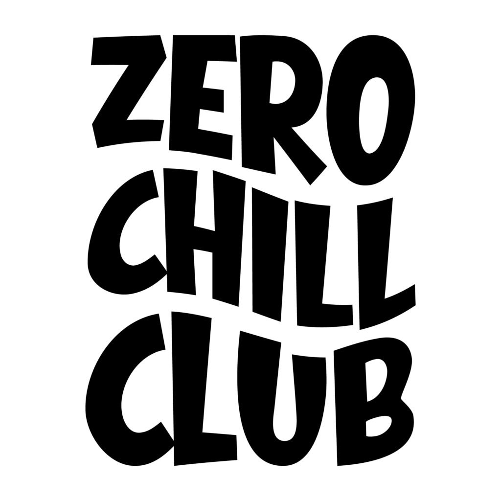Zero Chill Club free SVG funny quotes design for T-shirts, mugs, and crafts