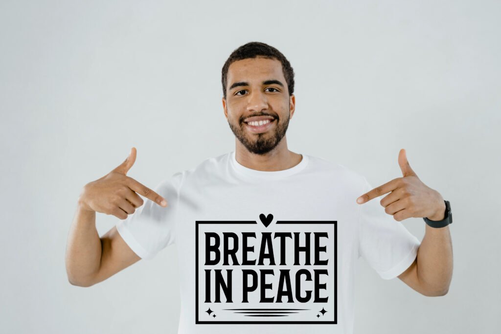 Breath In Peace SVG Free Download for Mindfulness Crafts
