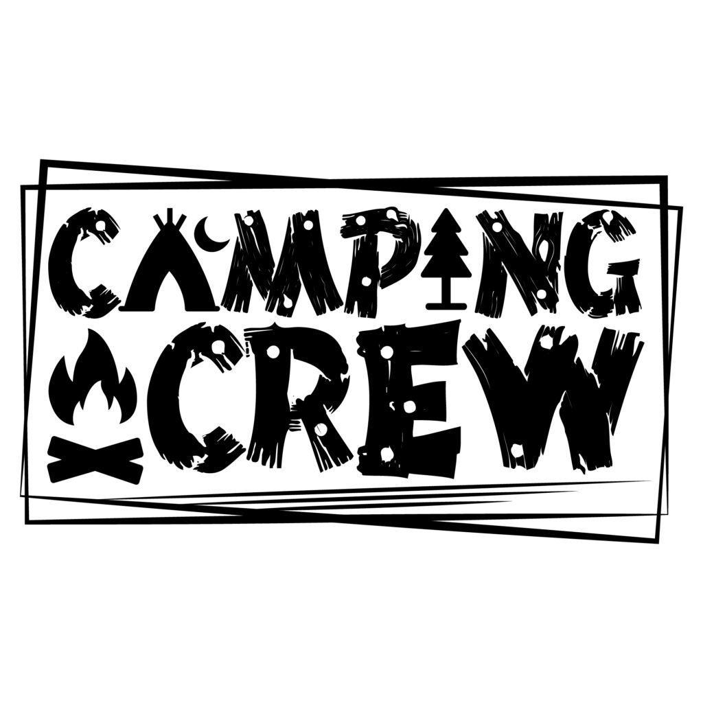Camping Crew SVG Free Outdoor Camping Design for Cricut and Silhouette