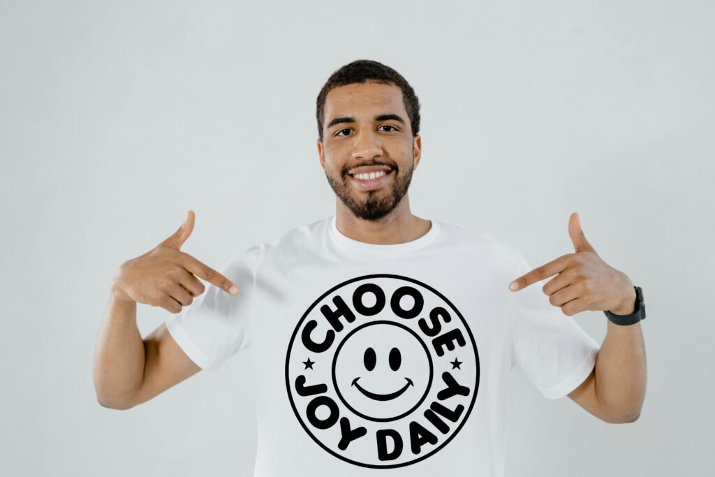 Free Choose Joy Daily SVG inspirational quote cut file for Cricut and Silhouette projects.