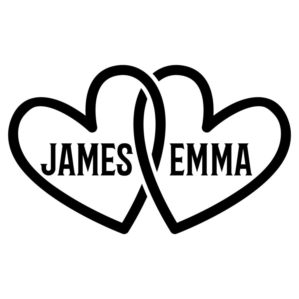 Free Interlocking Hearts SVG for Cricut & Silhouette