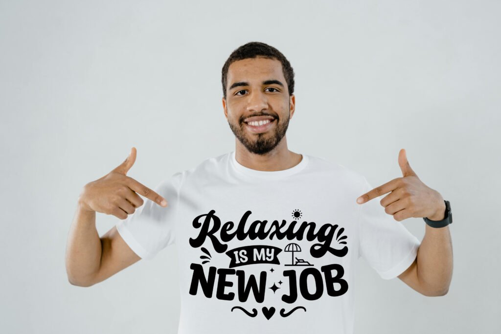 Free Retirement SVG - Relaxing is My New Job Design