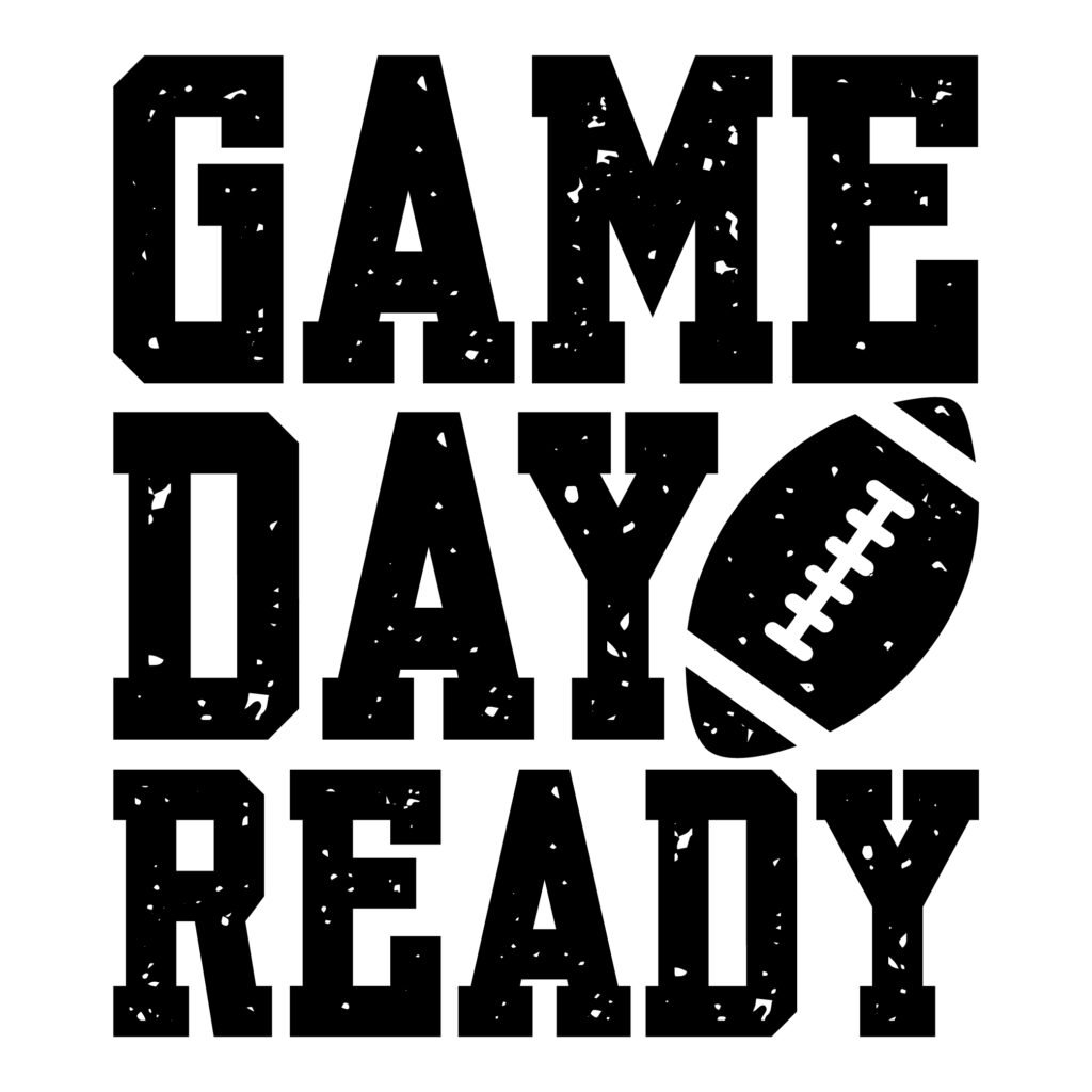 Free Game Day Ready SVG Football Cut File for Cricut and Silhouette