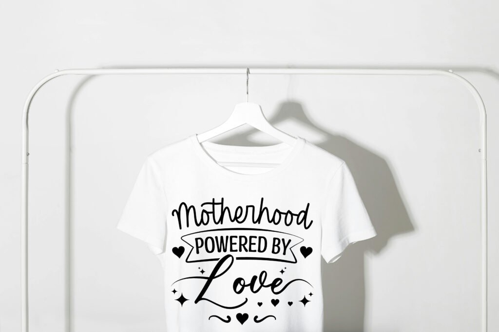 Motherhood Powered By Love SVG Free for Cricut and Silhouette crafts.