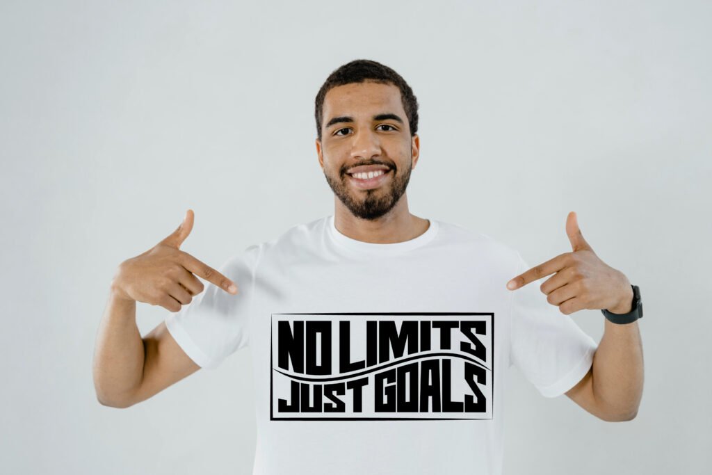 No Limits Just Goals SVG free motivational Cricut design for t-shirts, mugs, and vinyl projects.