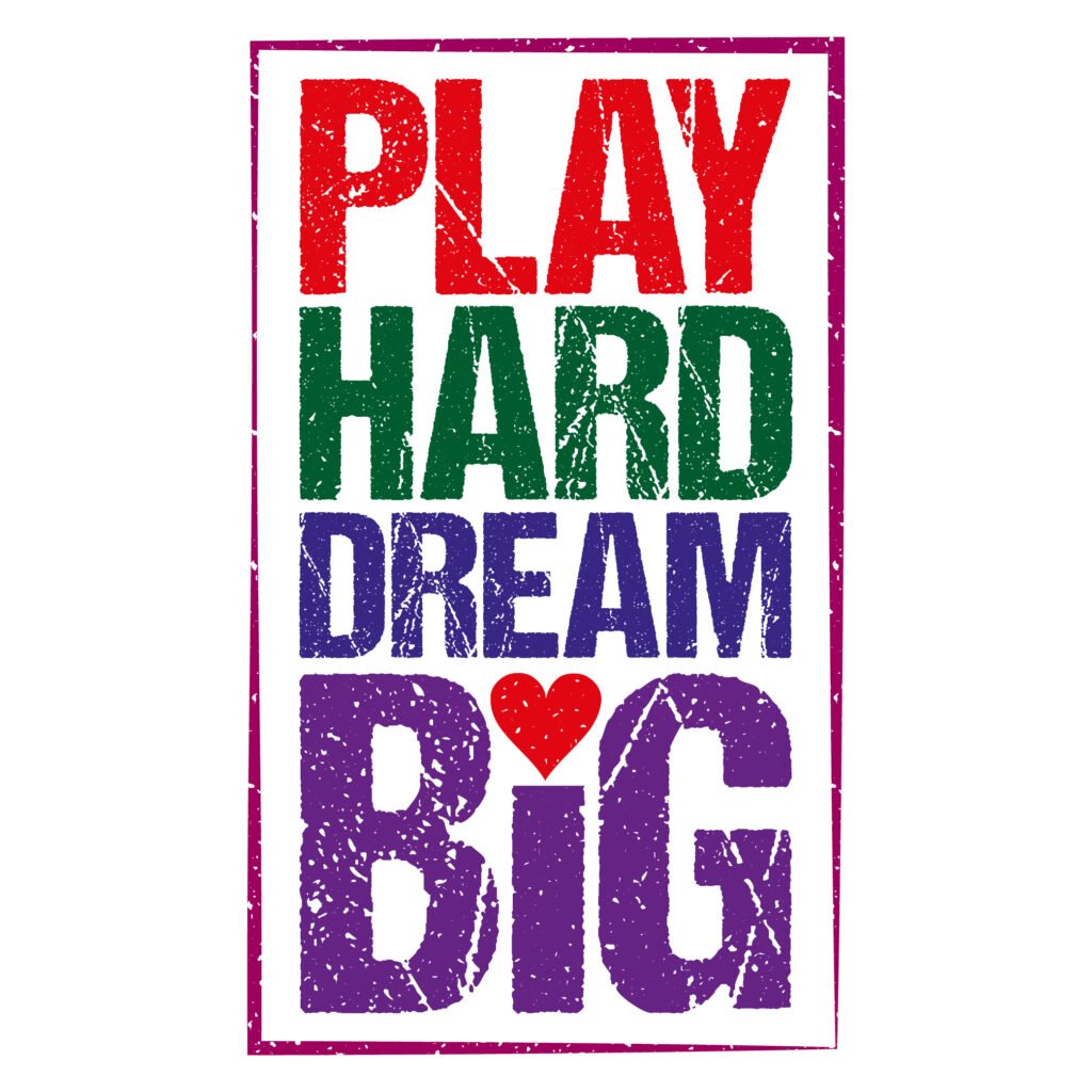 Play Hard Dream Big - Free Motivational Football SVG Quotes for Cricut and Silhouette