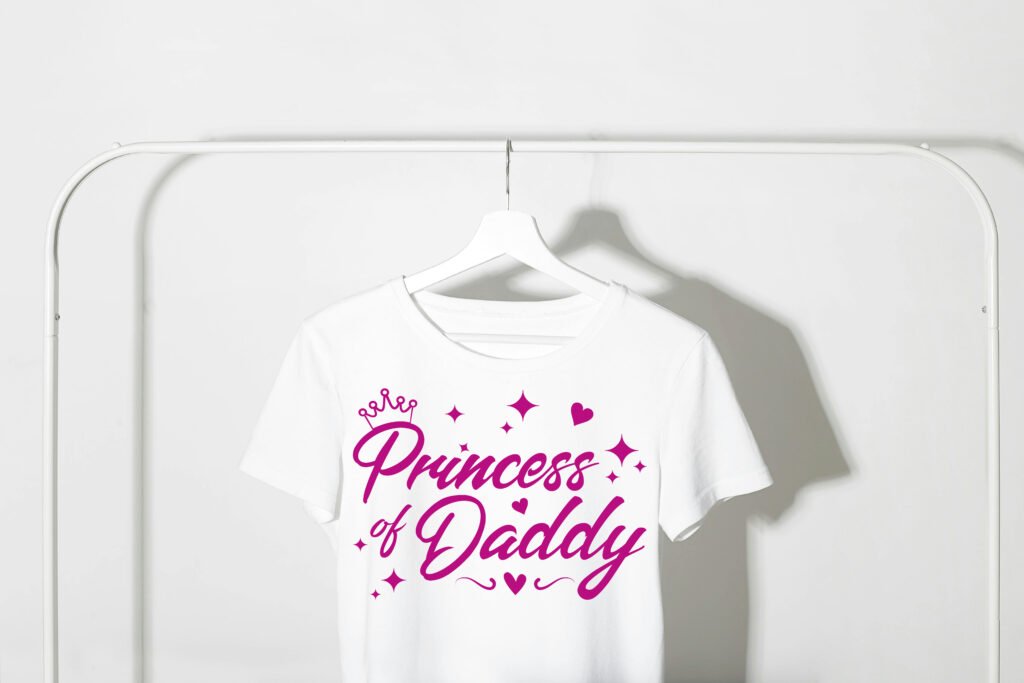 Princess of Daddy SVG Free Download | Cute Daddy’s Girl Design