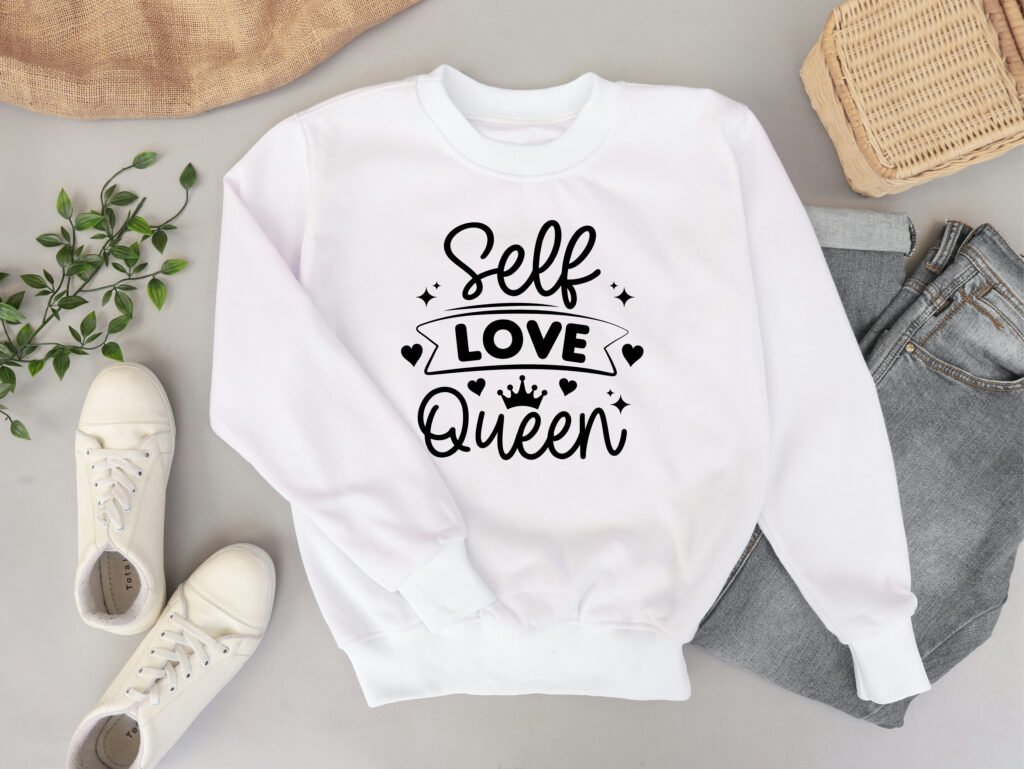 Self Love Queen SVG free download for Cricut and Silhouette crafts