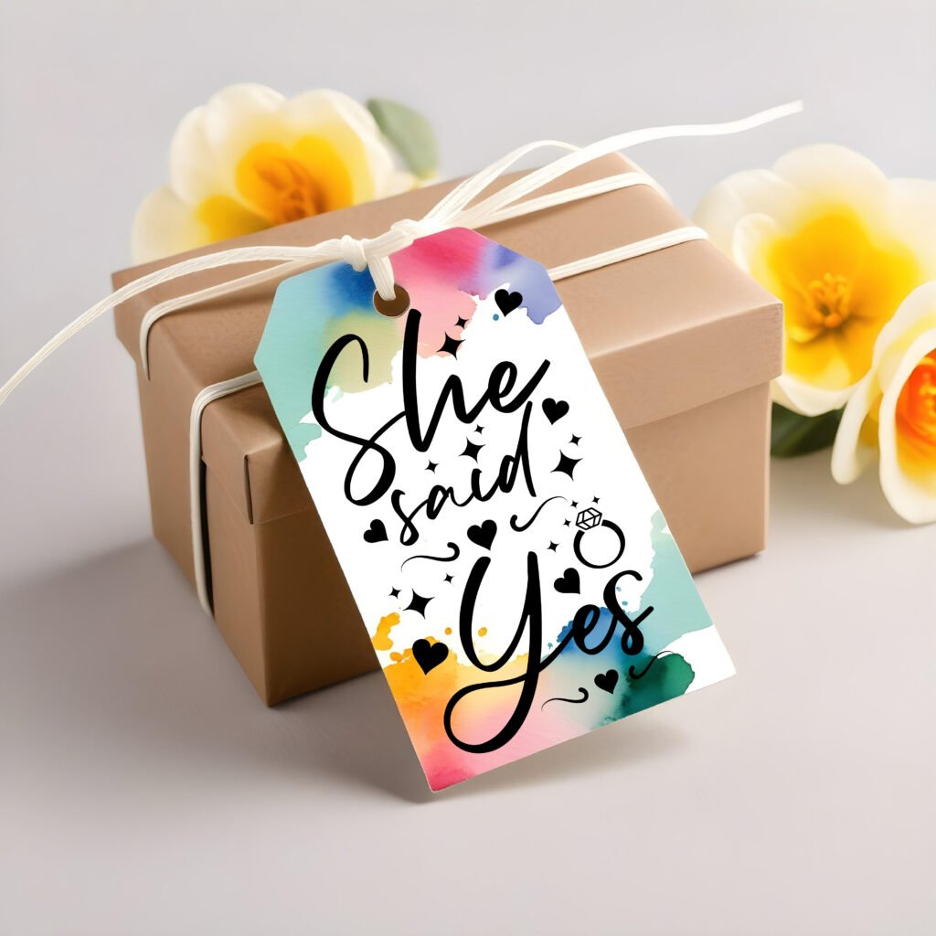 She Said Yes SVG Free for Cricut and Silhouette - Wedding Engagement SVG Design