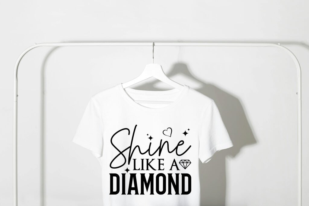 Shine Like a Diamond free SVG design for Cricut and Silhouette projects.