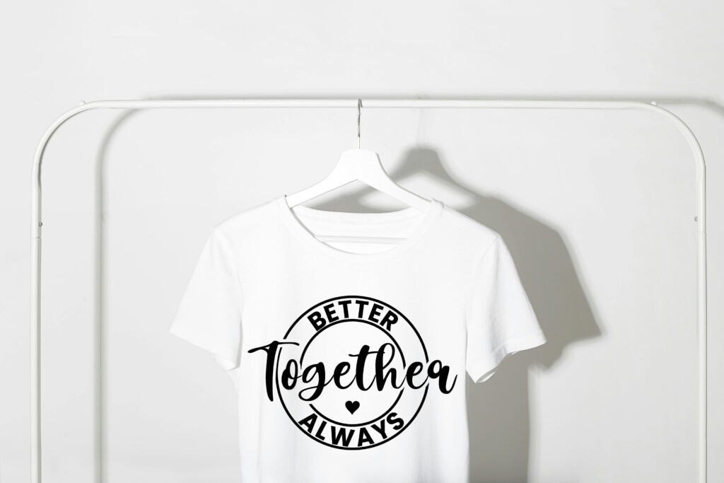 Better Together Always SVG Free Romantic Quote Design