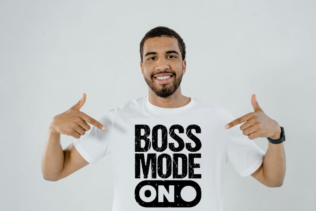 Boss Mode On Free SVG design for Cricut and Silhouette machines, motivational hustle quote SVG free download