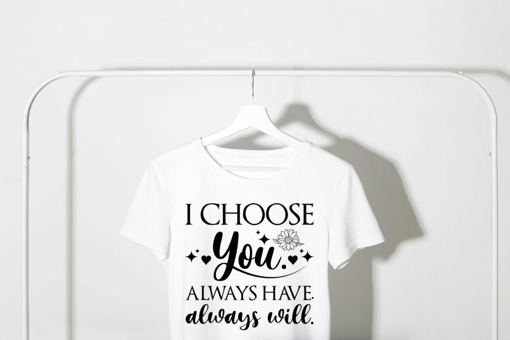 I Choose You SVG Free Download Romantic Quote Design for Couples