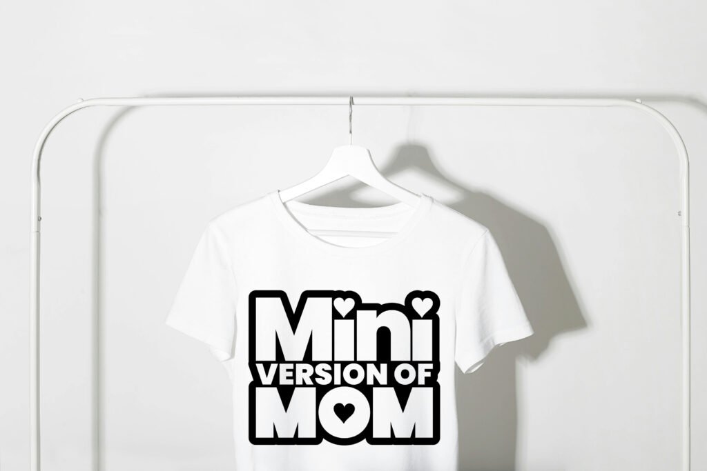 Free Mini Version of Mom SVG for Kids and Baby Love Projects