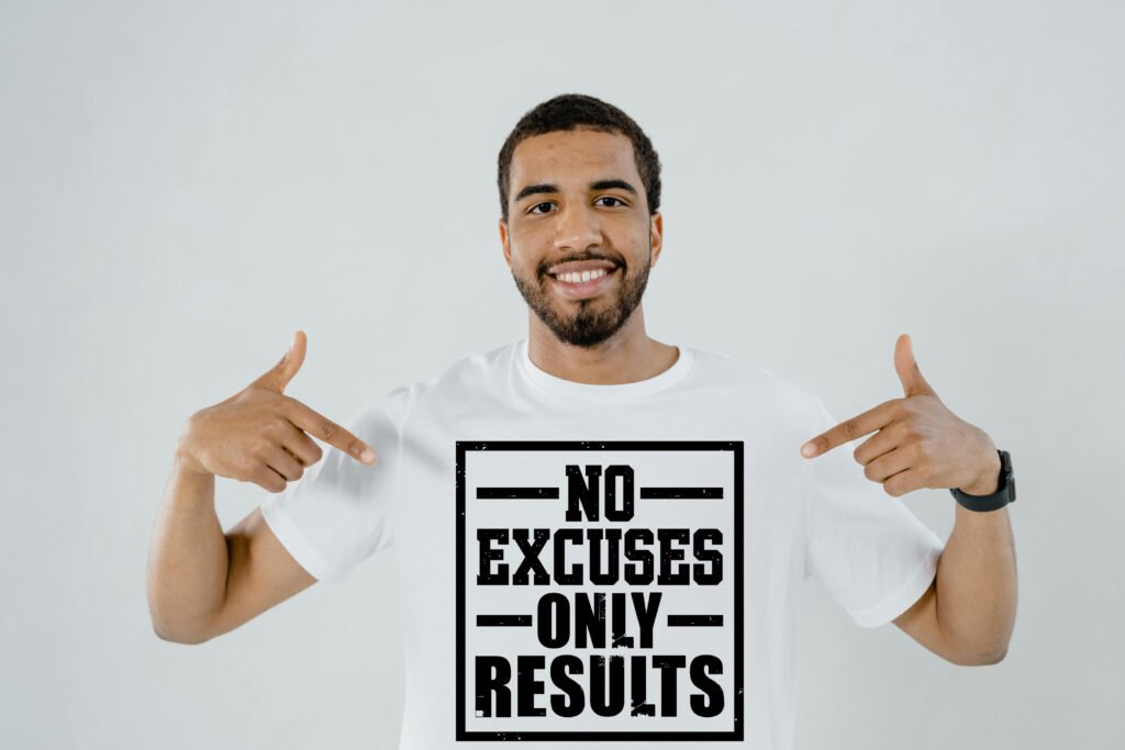 No Excuses Only Results SVG Free Download for Cricut and Silhouette