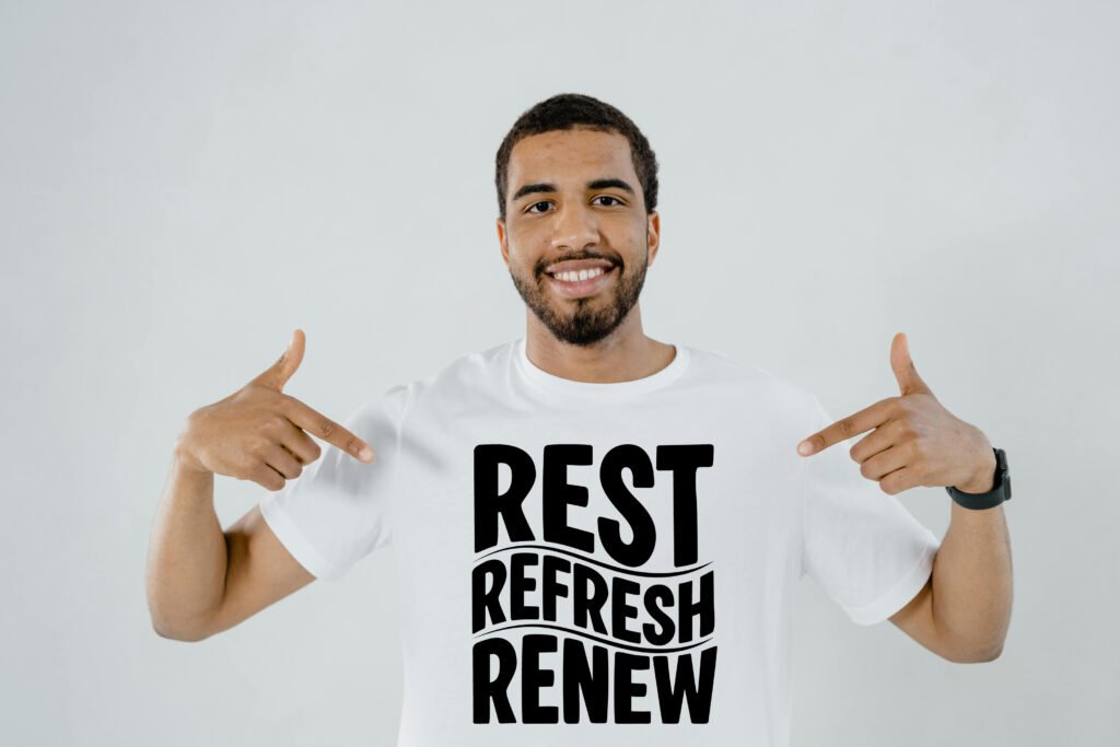 Rest Refresh Renew SVG Free Inspirational Quote Design Download
