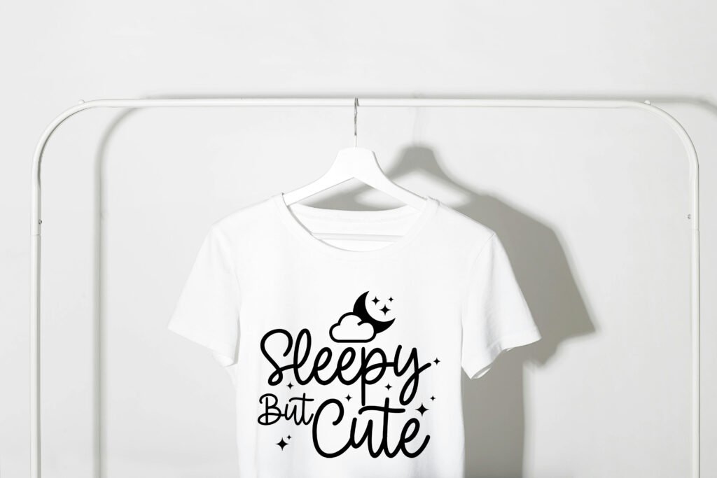 Sleep But Cute SVG Funny Quote Design for Cricut and Silhouette