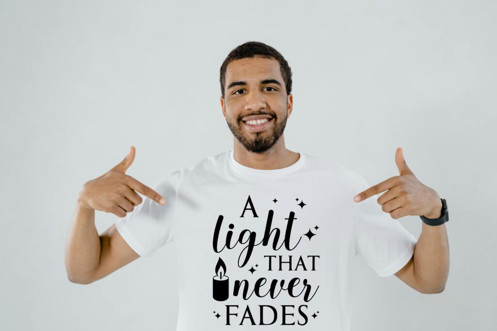 A Light That Never Fades SVG free memorial design