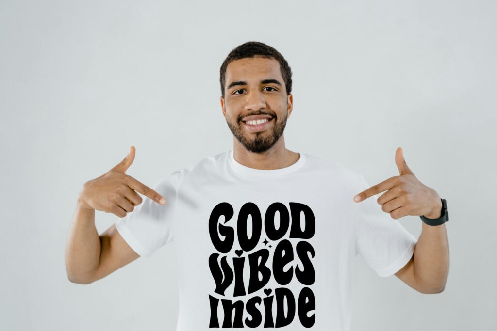 Good Vibes Inside SVG for self-love and motivational projects