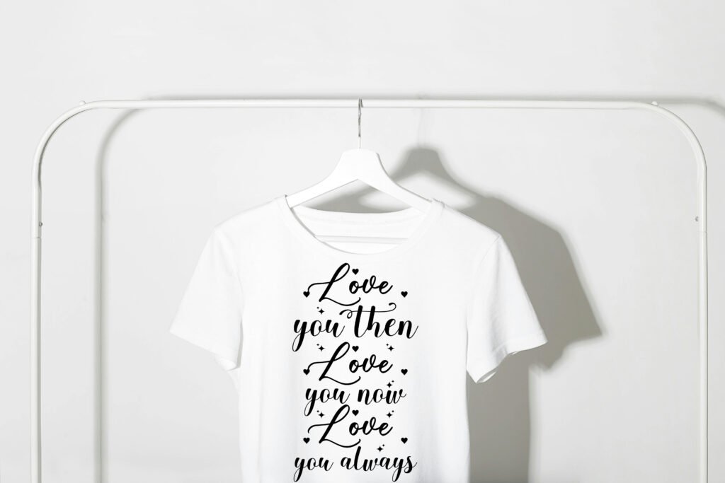 Love You Then Love You Now Love You Always SVG free romantic quote design for couples and lovers