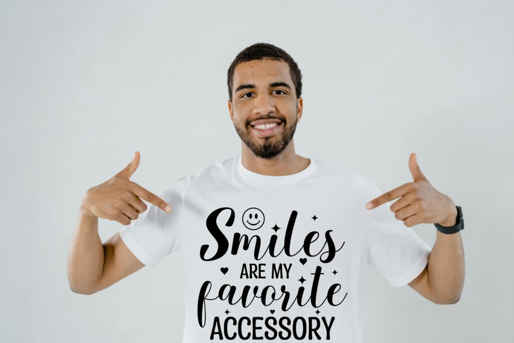 Smiles are my favorite accessory SVG design free download for Cricut and Silhouette users