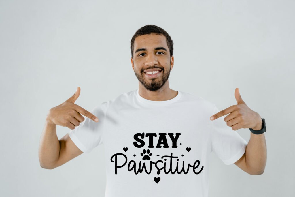 Stay Pawsitive SVG free download for Cricut projects and cute love crafts