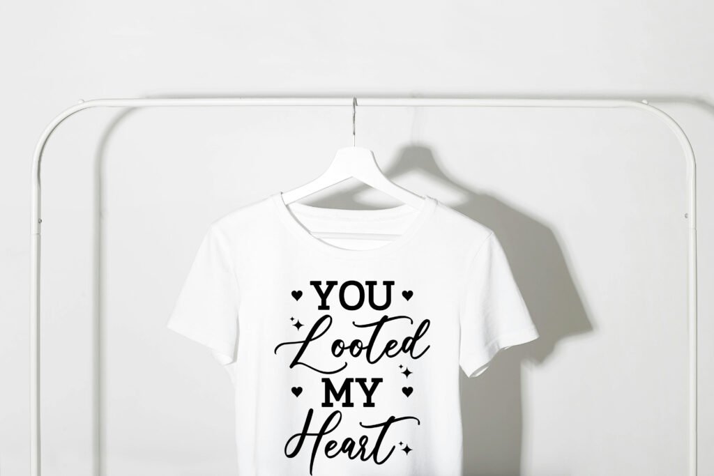 You Looted My Heart SVG Free Download Romantic Quote Design