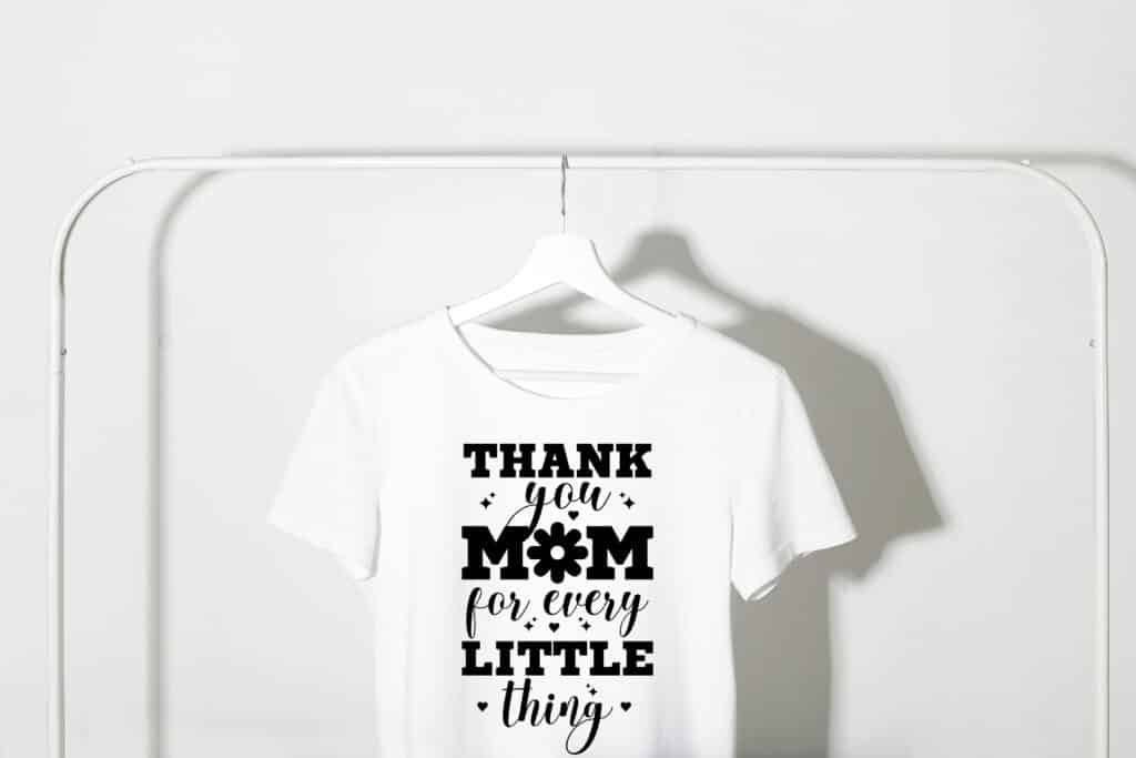 Thank You Mom For Every Little Thing SVG Design for printing and crafting