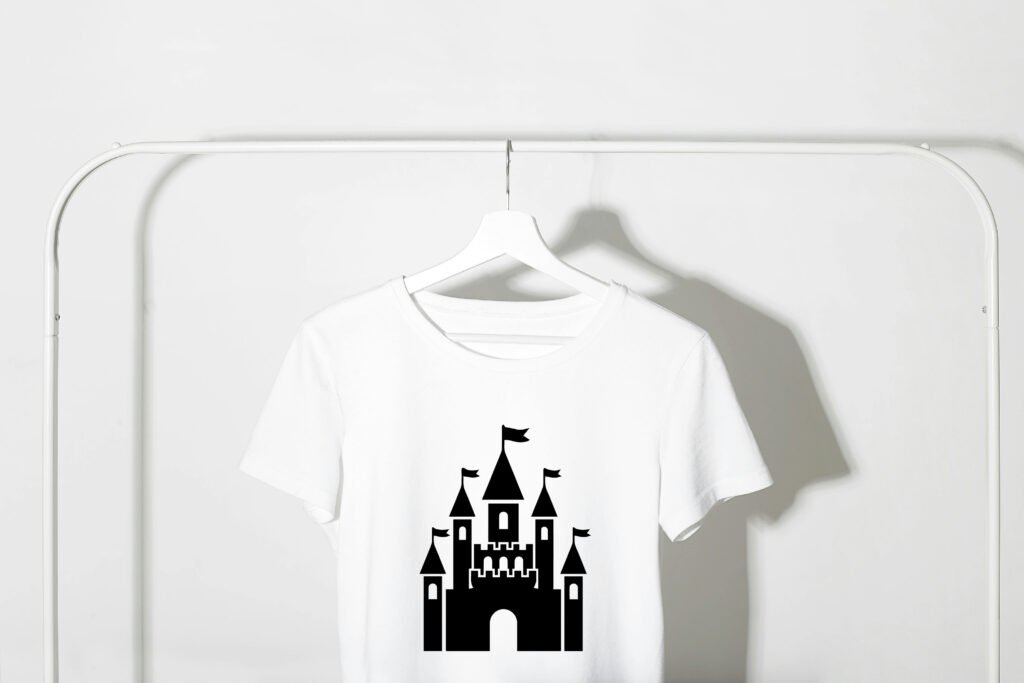 Fairytale Castle Silhouette SVG Clipart for Cricut and Silhouette, Princess Castle, Magical Kingdom Design