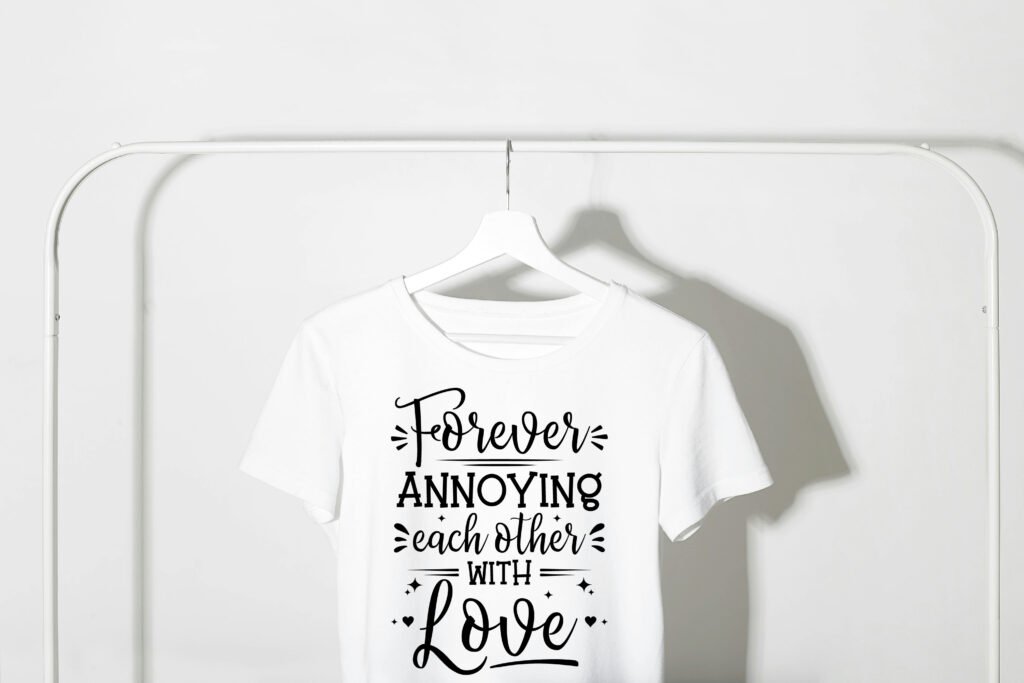 Forever annoying each other with love sister love SVG typography design for Cricut and sister gifts