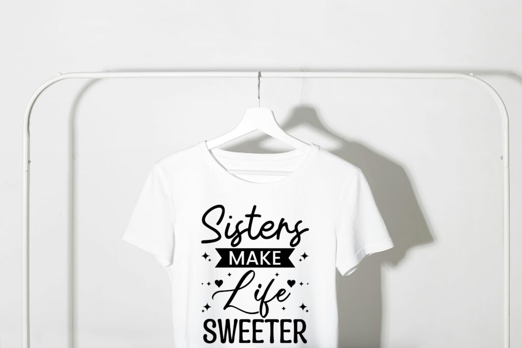 Sisters make life sweeter svg free cricut design quote