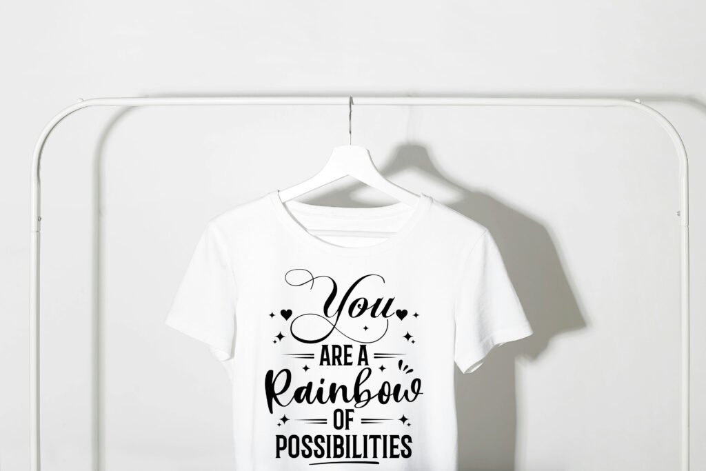 You Are a Rainbow of Possibilities SVG, colorful rainbow inspirational quote for classroom and kids room decor