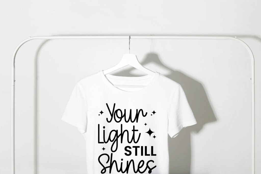 Your Light Still Shines memorial light quote svg design for remembrance and loving memory projects.